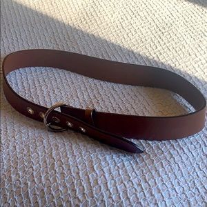 Coach Women’s brown leather Belt size M